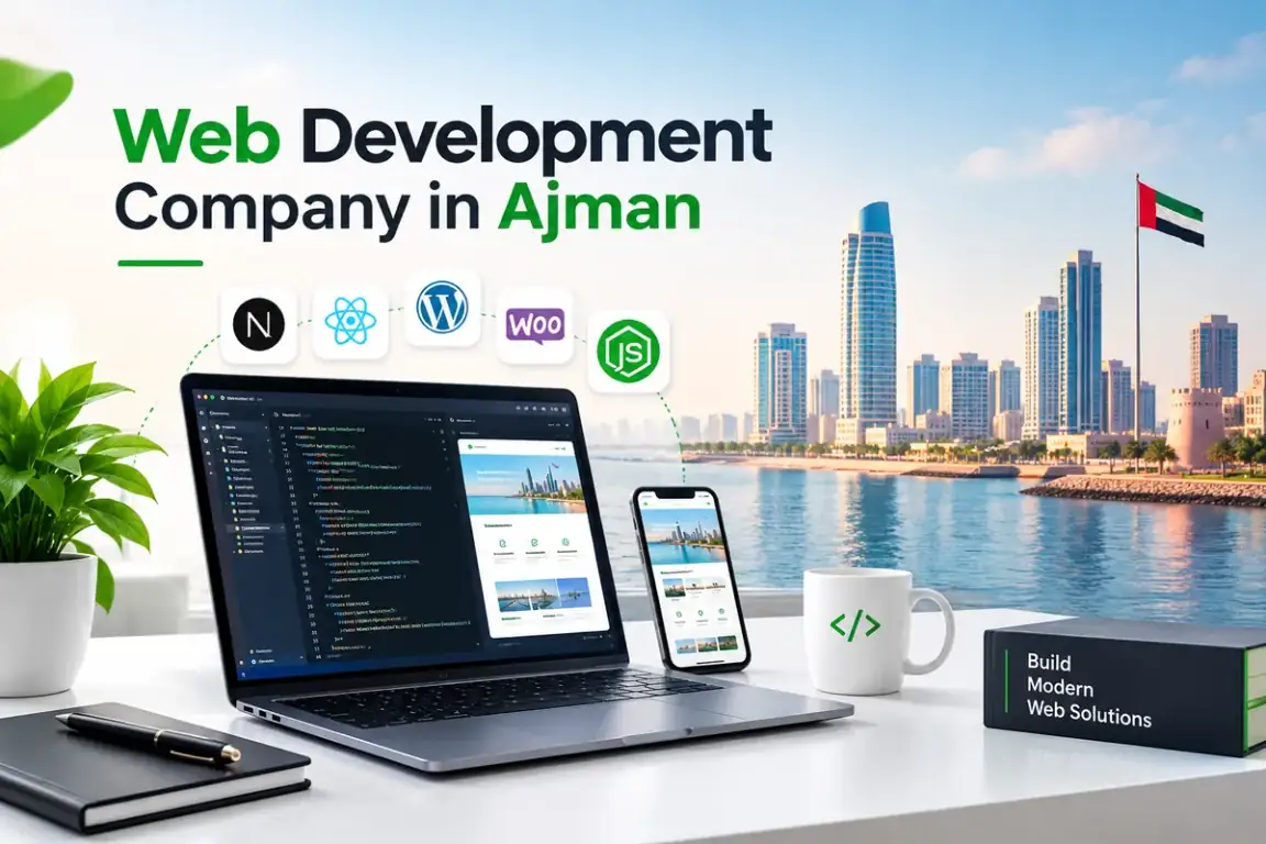 Full-stack web and app development service for Ajman businesses